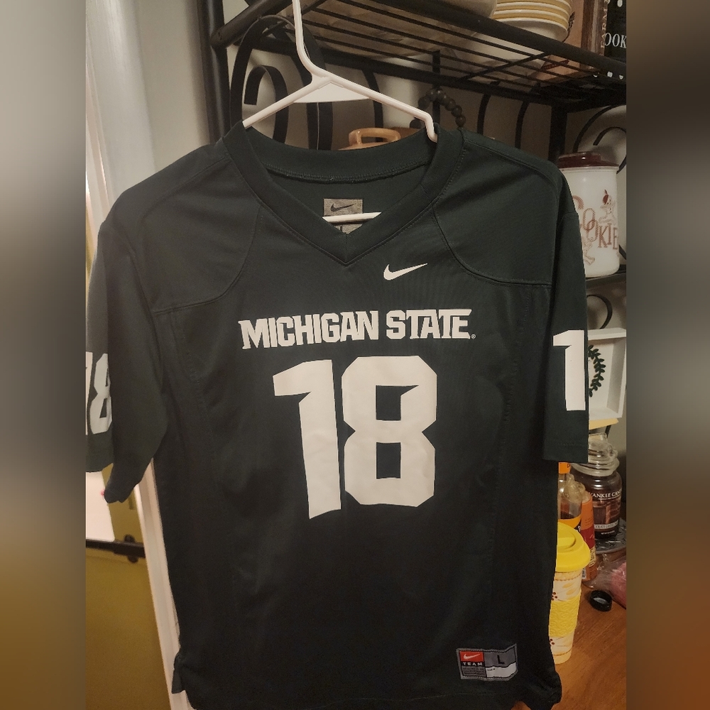 Michigan State Spartans NCAA Nike Team Football Jersey Size youth large